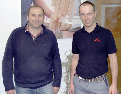 
Haben gut lachen: Firmenchef Peter Heiss und Produktionsleiter Florian Murr verfügen mit dem Conturex über eine hochflexible Technologie.
