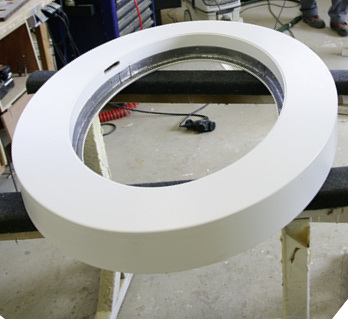 
Auch runde und ovale Fenster können in höheren Sicherheitsklassen hergestellt werden. 
