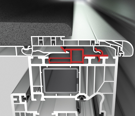 
Mit zusätzlichen Verstärkungsprofilen die nachträglich auf dem Fensterrahmen montiert werden, soll vor allem die Stabilität von Kunststofffensterahmen deutlich verbessert werden, um die Durchbiegung im oberen Bereich auf zulässige Werte zu reduzieren.



