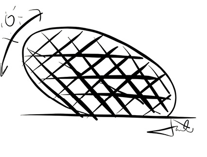 
Die traditionelle Handskizze ist für den Architekten James Law ein wesentlicher Baustein für den kreativen Prozess.
