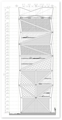 
In verschiedenen Winkeln geneigt ist die Hülle des Gebäudes der beste Ort, um die neuesten Trailer der indischen Filmindustrie als ein Leuchtfeuer über die Skyline von Mumbai hinweg zu präsentieren.
