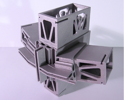 
Eckverbinder für Pfosten Riegelfassaden von Holger Strauss in Kooperation mit Alcoa – Kwaneer. 
