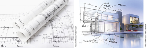 
Zeichnungen und Pläne bilden die Grundlage der Kommunikation mit Architekten und Kunden. Ihre Internationalität macht die Kommunikation einfach und eindeutig.
