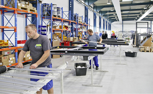 



Die Zäsur ist vollzogen: Am neuen Firmenstandort in Graben-Neudorf ist die Aluminiumfertigung bereits eingezogen. 
