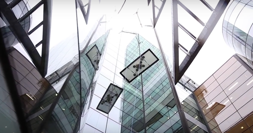 Das neue Glas-Verpackungssystem beim Einsatz in London.