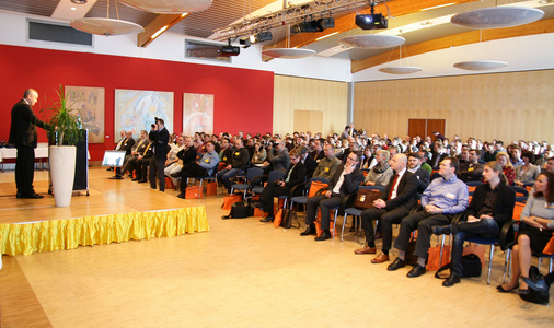 Marcel Frei eröffnete die Wertbau-Partnertagung nach dem 25. Jubiläumsjahr