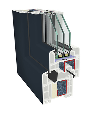 <p>
Zugpferd im 9000er-System ist die Einzelprofilkombination Futura. Sie vereint die Statische-Trocken-Verglasung STV, die Intensiv-Kern-Dämmung IKD und die Oberflächentechnologie acrylcolor miteinander.
</p>