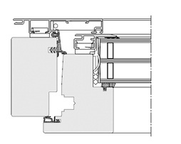 
Horizontalschnitt durch die Rahmenintegrierte Absturzsicherung
