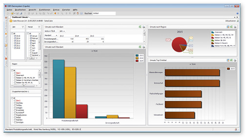 
Die Fertigungs- und Montagesteuerung der Software wurde weiter ausgebaut.
