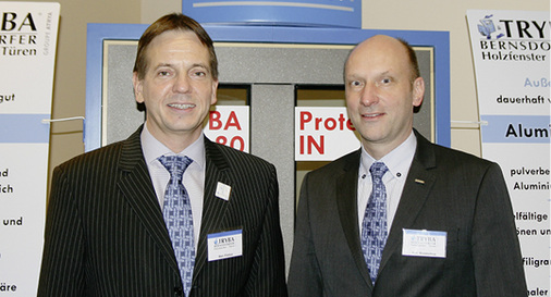 
Lars Platow (l.) ist der Divisionsleiter BtoB-Geschäft der Atrya Gruppe und Klaus Handschug ist Geschäftsführer von Tryba Bernsdorfer. 
