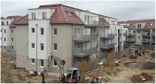 
Das Objekt während der Bauphase



