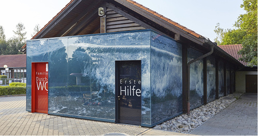 



Hier ein Glasdruck von Flachglas Wernberg für das Freibad in Mammendorf.
