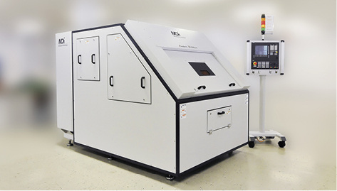 
Eine MDI-Laserbearbeitungsanlage der Serie LD 600. 
