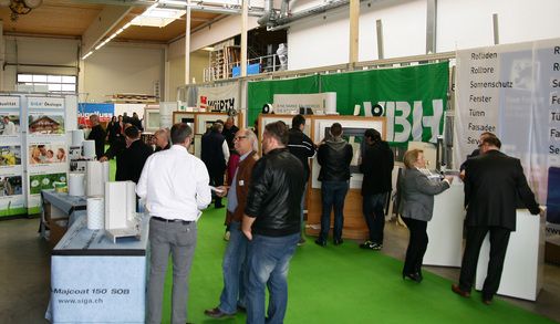 Auch Partnerunternehmen hatten die Gelegenheit, sich den Bauelementehändlern zu präsentieren.
