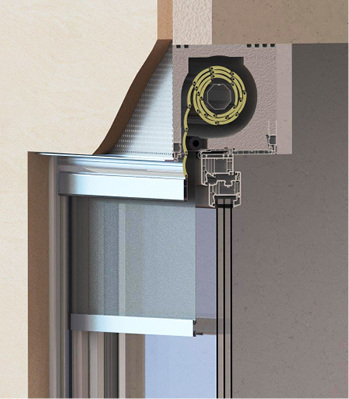 
Aufsatzkästen werden mit dem Fenster in die Maueröffnung gesetzt und integrieren sich somit unsichtbar in die Fassade. Der Typ AK-Flex erreicht gute Wärmedämm- und Schallschutzwerte.
