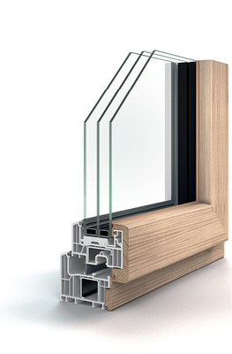 
Für das Fenster können auch Hölzer verwendet werden, die für die Herstellung von Holz- oder Holz-Aluminium-Fenster nicht geeignet sind wie z. B. Ahorn, Esche oder Buche.
