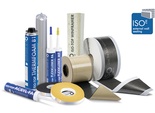 
Das Iso
E
-WDV Dichtsystem enthält alle notwendigen Abdichtungskomponenten bei WDVS-Systemen.
