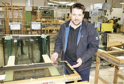 
Wichtiges Bindeglied der Netzwerk-Partner: Holztechniker und Fensterentwickler Dennis Kuhn.
