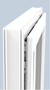 
Lüften bei RC 2: Der Flügel steht oben 10 mm ab – weit genug zum Lüften, gering genug für optimale Sicherheit.
