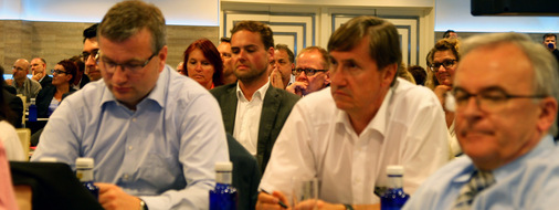 Blick in die Zuhörerschaft