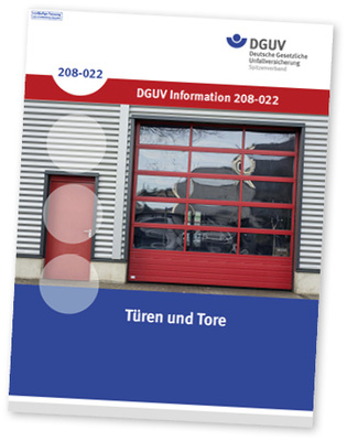 <p>
Die DGUV Information 208-022 beinhaltet alle wesentlichen und wichtigen Informationen zum Thema Tore. 
</p>

<p>
</p> - © Foto: DGUV

