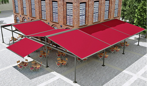 
Mit industriell hergestellten Rahmenständersystemen, die über eine Systemstatik verfügen, lassen sich Gastronomieobjekte besonders schnell und sicher realisieren.



