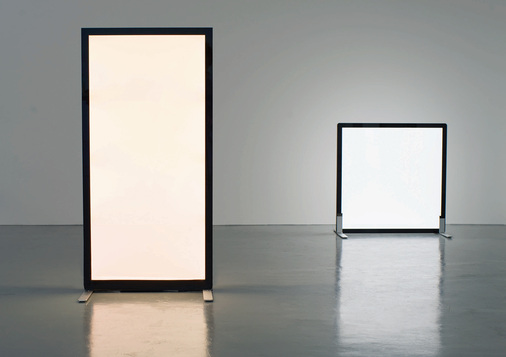 Das neue Leuchtglas kann neben weißem auch in farbigen Lichtvarianten beleuchtet werden.