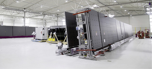 
Die neue Produktionshalle bei Skaala ist für eine Kapazität von 12 000 ISO-Einheiten pro Woche ausgelegt. 
