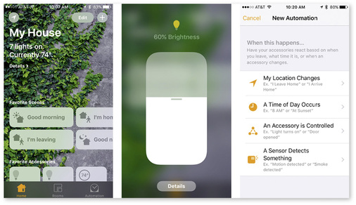



Die Anzahl der „HomeKit“-fähigen Produkte und damit direkt über das iPhone oder iPad kontrollierbaren Temperaturmesser, Jalousieschalter etc. wird stetig größer.
