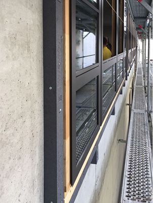 
Das Vorwandmontagesystem blaugelb Triotherm
+
 kann mit umfangreichen Nachweisen punkten. 
