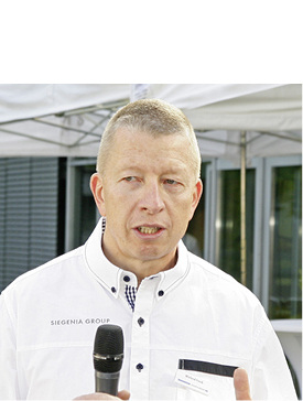 
Freute sich auf den Austausch mit den Verarbeitern und Anwendern: Siegenia-Inhaber Wieland Frank
