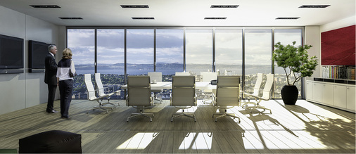 
Tageslichtnutzung: Immer häufiger werden in Zukunft Gläser mit variablem g-Wert verbaut werden.
