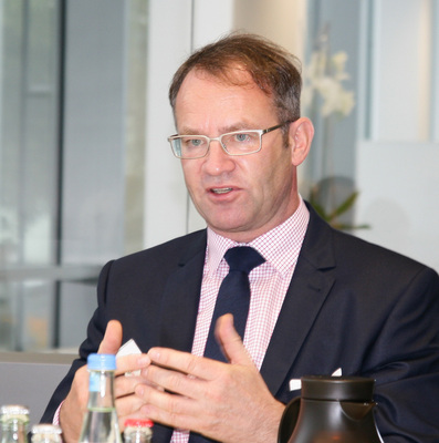 Dirk Hartmann Projektleiter Lohmann Technologie Center: “Hier ist sozusagen die Visitenkarte des Unternehmens entstanden.“