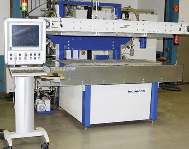 
Der Incapcell-Laminator für größere Unternehmen bietet vielseitige Laminier-Anwendungen. 
