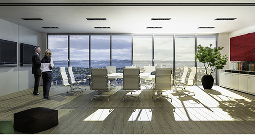 
Tageslichtnutzung: Immer häufiger werden in Zukunft Gläser mit variablen g-Wert verbaut werden. 
