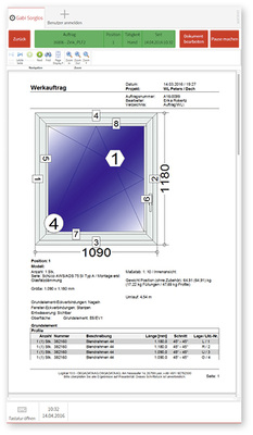 
… so passt ein DIN A4-Blatt auf den Bildschirm und ringsherum gibt es noch genug Platz für ein paar Buttons, um das Programm per Touchscreen zu bedienen.
