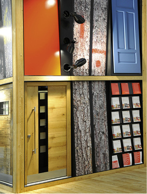 
Typisch BAU: Die Aussteller lassen sich immer wieder auch auffällige Standaufbauten einfallen. 
