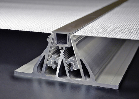 



Facid-Spanntechnik am Beispiel eines Stoßprofils.
