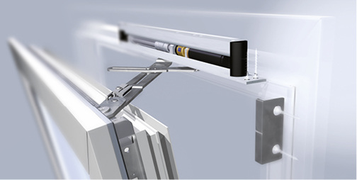 
Mehr Sicherheit, mehr Zuverlässigkeit, mehr Wertschöpfung bei reduziertem Koordinations-, Zeit- und Kostenaufwand – so beschreibt Roto einige zentrale Systemvorteile für die Marktpartner. Das gelte auch für den mit dem mechanischen „NT“-Beschlag kombinierten, verdeckt liegenden „E-Tec Drive“. Eine weitere Ausbaustufe: die Verbindung mit „E-Tec Control“-Steuerungen.
