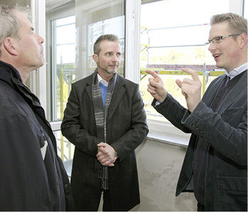 <p>
Im Fachgespräch (v.l.): Michael Filsinger, Dieter Bonk und Achim Kockler 
</p>