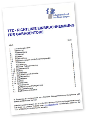 



Die Richtlinie des Verbands TTZ schafft eine Mindestkonfiguration für eine Einbruchhemmung.
