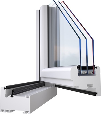 Drei Scheiben im Verbund mit vielen Optionen: Raumseitig sitzt die beheizbare Scheibe. Die rundumlaufende 3-fach-Dichtung setzt auch bei der Fensterfuge einen hohen energetischen Standard.