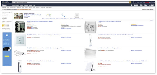 



Das Internet wird mehr und mehr zum Umschlagplatz für Smart Home-Artikel aus dem R+S Bereich. Neben Billigprodukten aus Fernost werden hier vor allem Produkte von bekannten Markenherstellern vertrieben und ermöglichen Endverbrauchern so einen klare Einschätzung der Händlerverkaufspreise.
