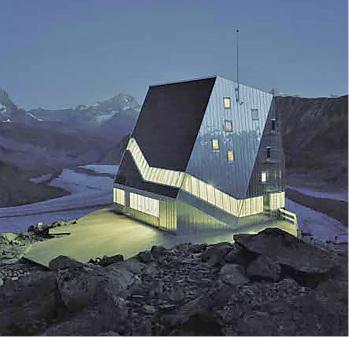 <p>
</p>

<p>
Auch die Monte Rosa-Hütte Plattje zwischen Gorner- und Grenzgletscher in Zermatt ist mit Gläsern von Glas Trösch ausgestattet.
</p> - © Foto: Glas Trösch

