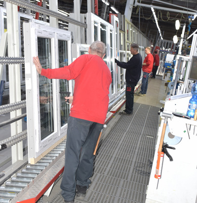 Rundgang durch die Fensterproduktion