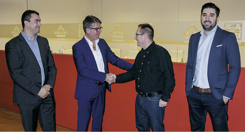 
v.l. M. Rauš, N. Wosel, A. Vugrek, I.Ponjavi
