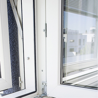 
Der verbleibende Raum zwischen der inneren und äußeren Flügelebene lässt ausreichend Platz zur Integration anlagentechnischer Komponenten.
