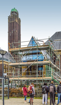 
Mit dem Bau habe man den ersten Schritt gemacht, um ein Bausystem zu erstellen, das sich so einfach zusammenstecken lässt wie Lego, so Dr. Bilow.
