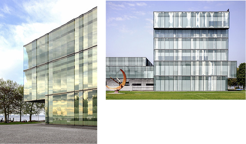 <p>
</p>

<p>
Ein bewegtes, metallenes Schimmern zeichnet die Fassade des Würth-Gebäudes im Schweizer Rorschach aus. Möglich wird dies durch einlaminertes Kunststoffgewebe mit Metallbeschichtung.
</p> - © Fotos: Glas Trösch

