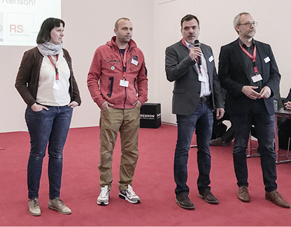 
Das Orga-Team mit Nina Kowalewski, Steve Duwe, Claus Winter und Klaus-Dieter Scholz begrüßte die Teilnehmer und sprach auch die Einladung bei Beck+Heun für 2018 aus.



